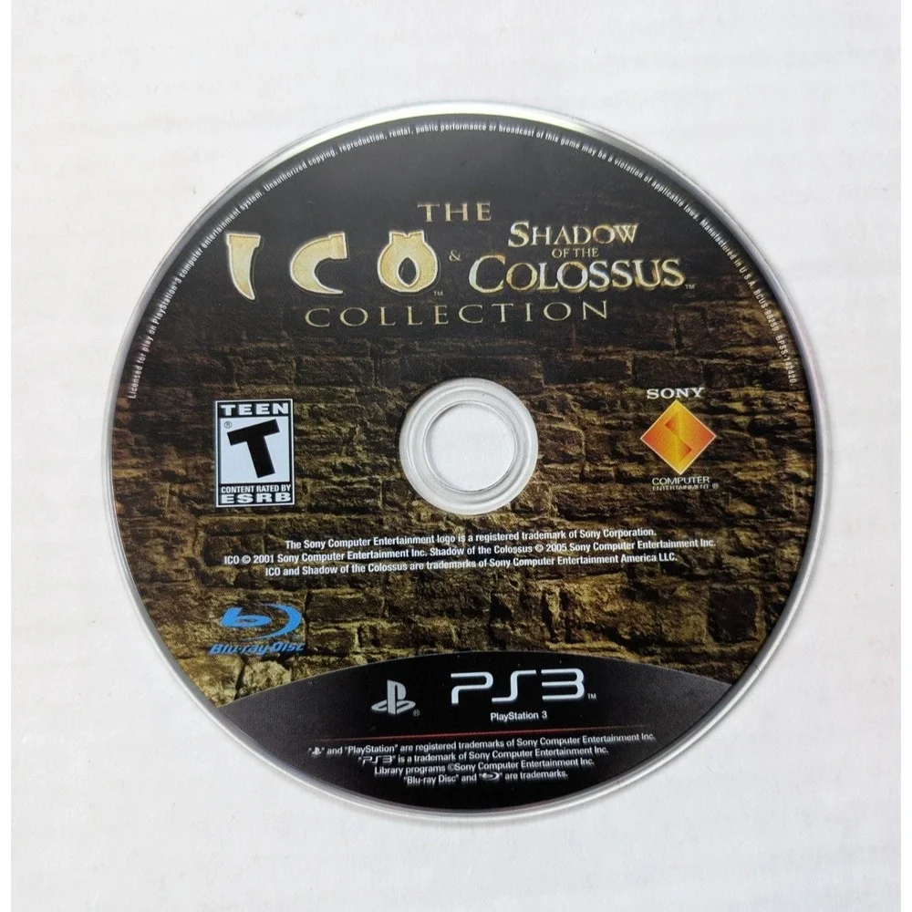 The Ico & Shadow of the Colossus Collection Sony PlayStation 3 2011 NO MANUAL